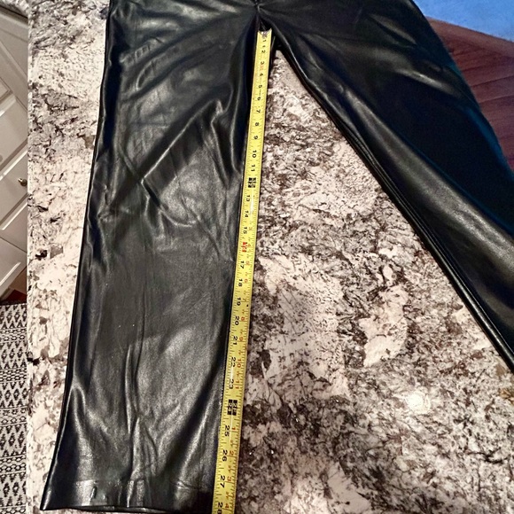 Women’s size 16 faux leather pants, super smooth and comfy. Joie brand. - Picture 3 of 9